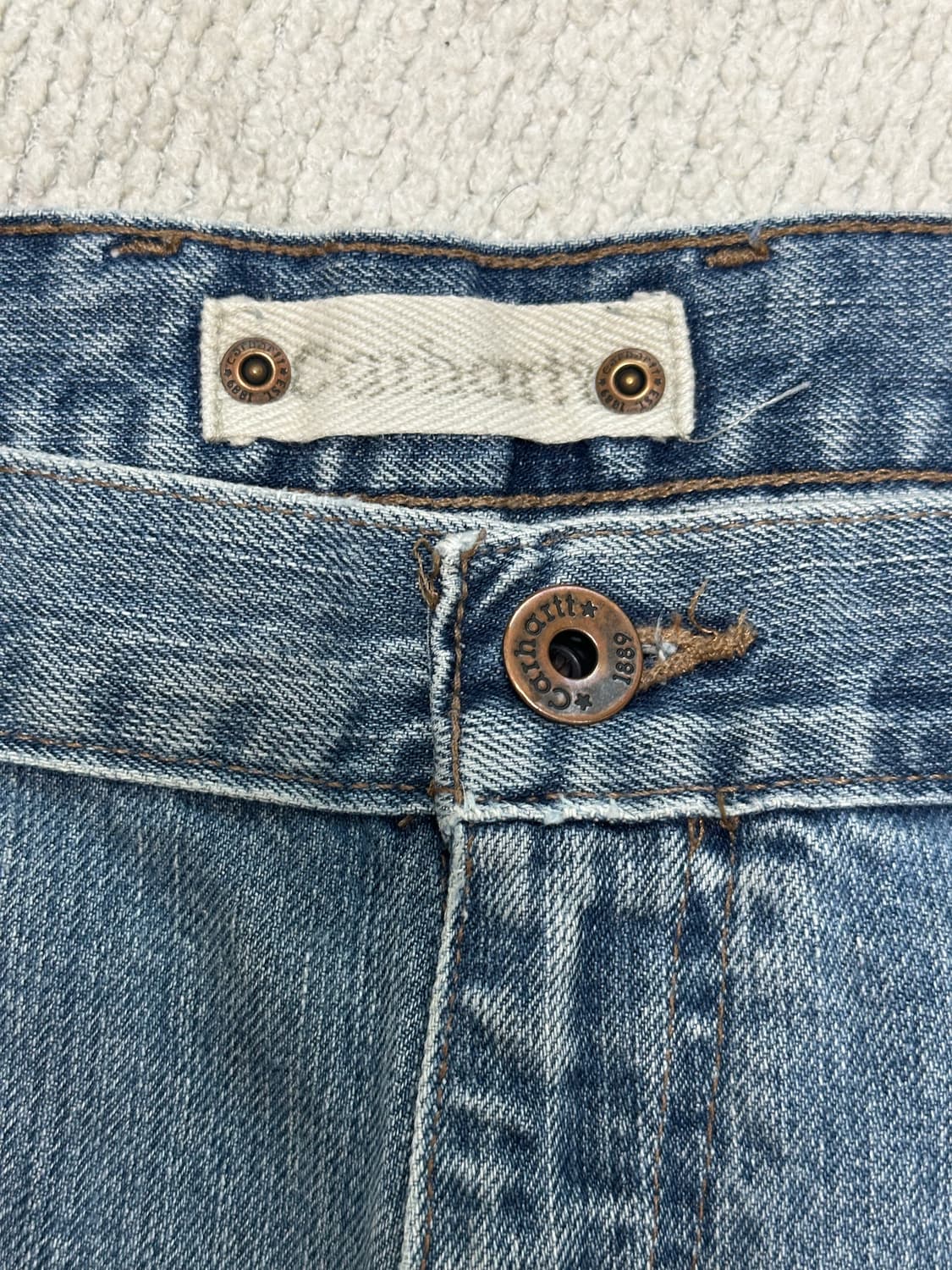 칼하트 싱글니 루즈핏 데님 팬츠  (올드버전 )  상품이미지3