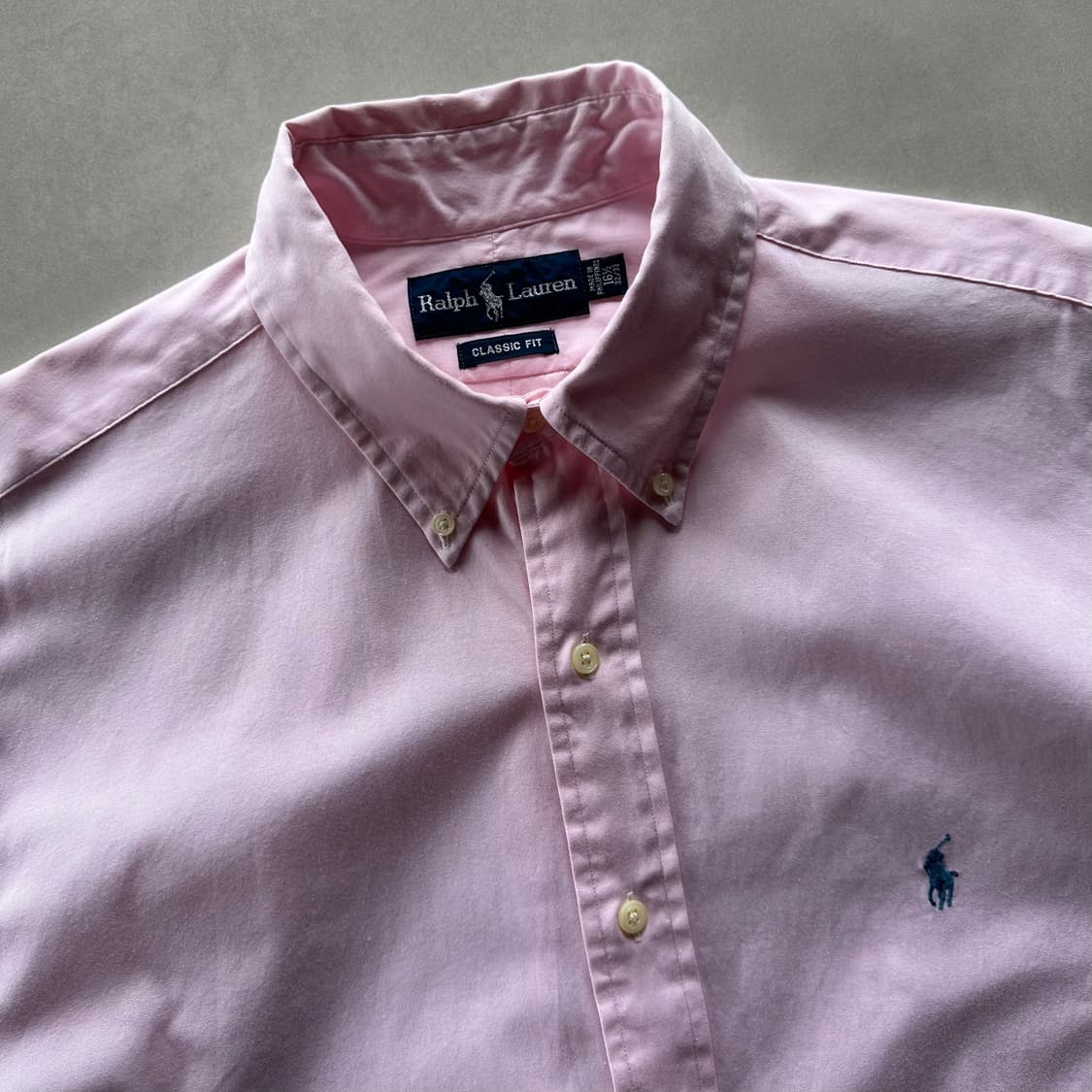 [L-XL]폴로 랄프로렌 클래식핏 연핑크 셔츠 상품이미지8