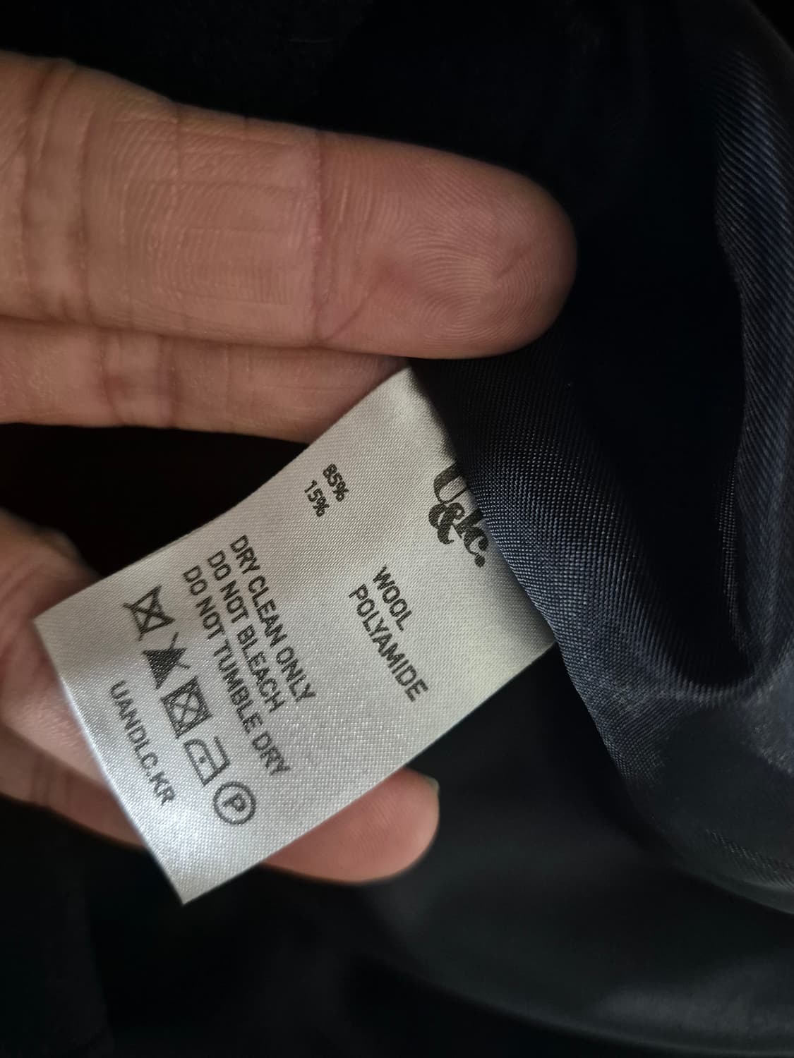 [L]유앤엘씨 빈티지 울 블루종자켓 Men 상품이미지4