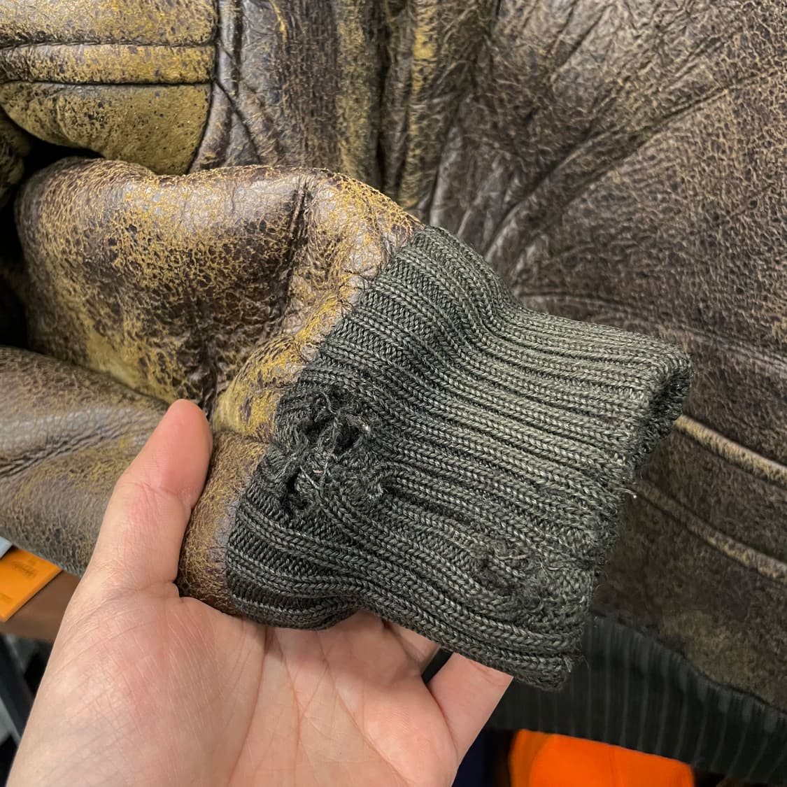 80s U.S NAVY G-1 해군 항공 양가죽 자켓 밀리터리 상품이미지9