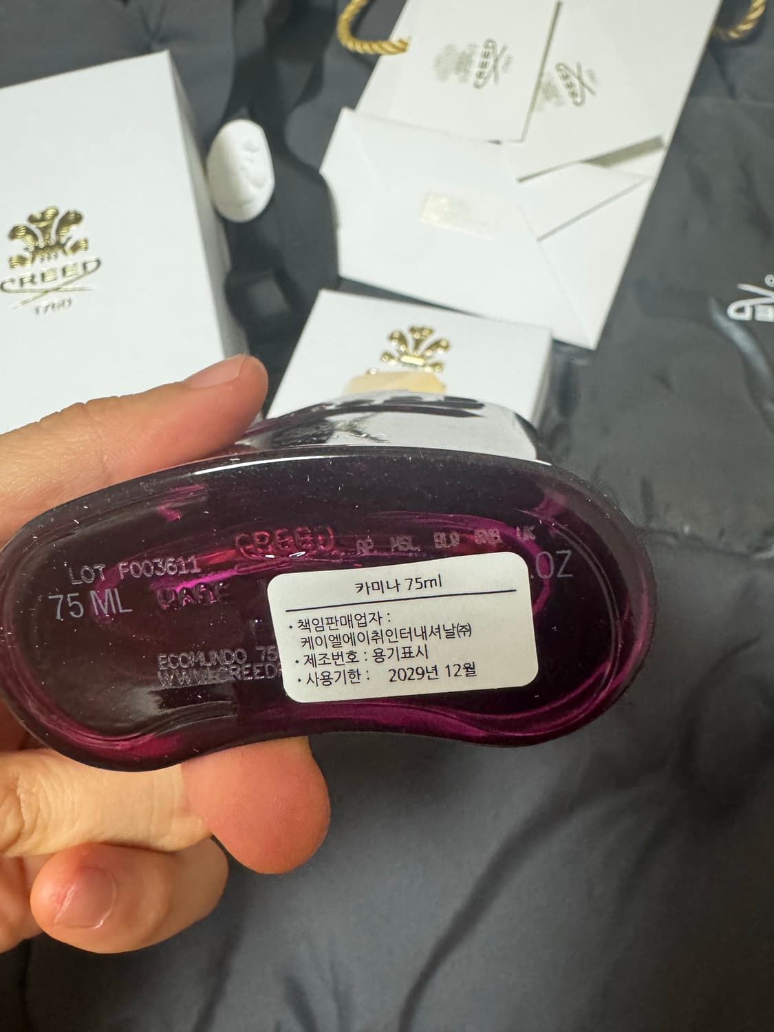 크리드 카미나 75ml 국문택 새상품 상품이미지2