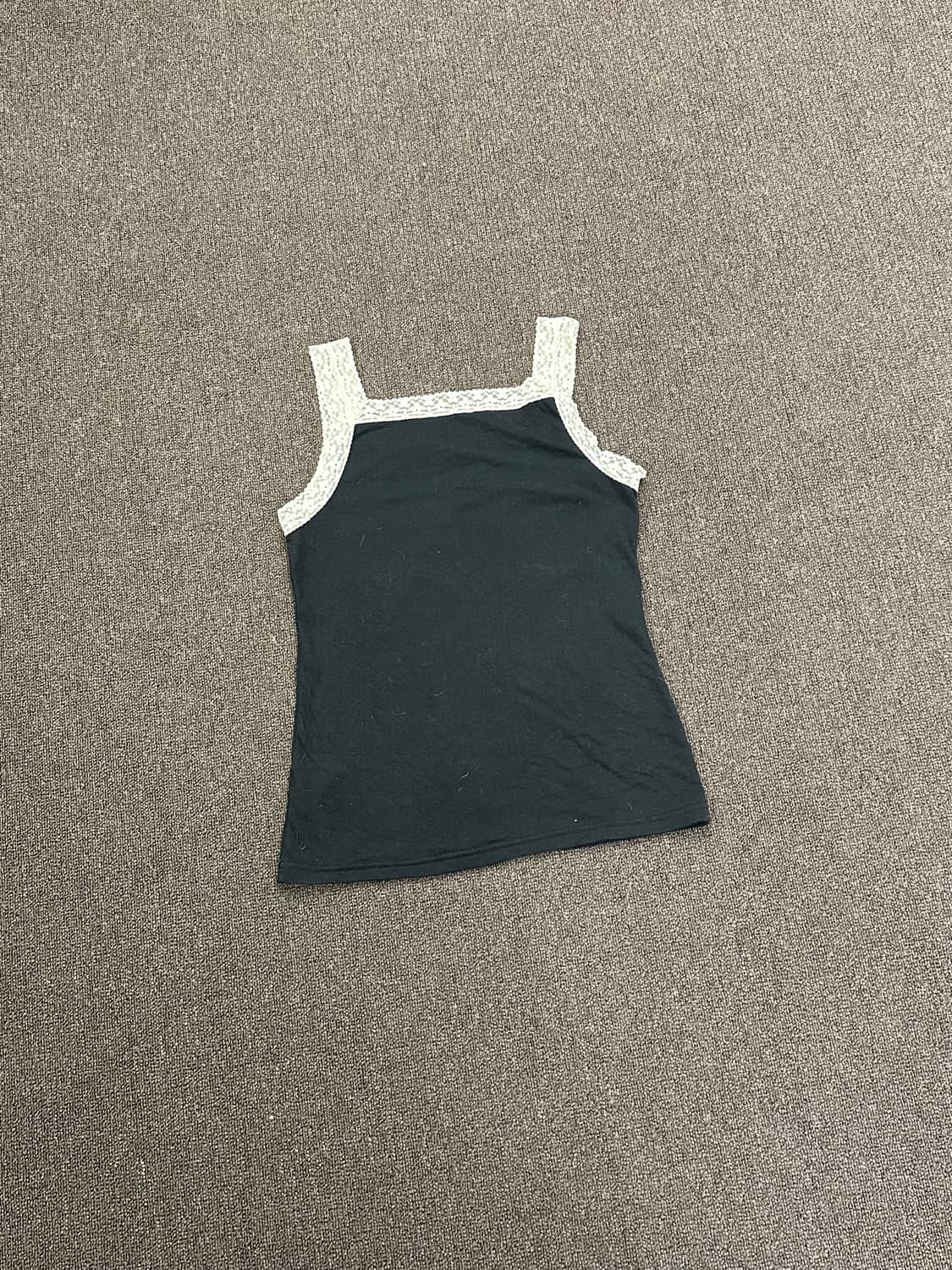 XL)GU 빈티지 여성 레이스 나시 상품이미지4