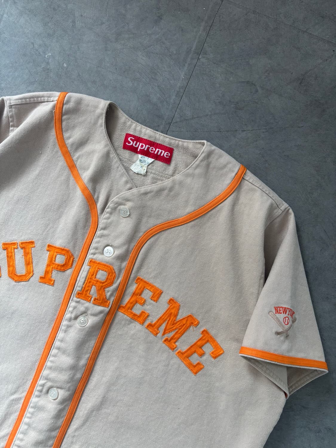 Supreme 슈프림 97s 트윌 코튼 베이스볼 셔츠 상품이미지6