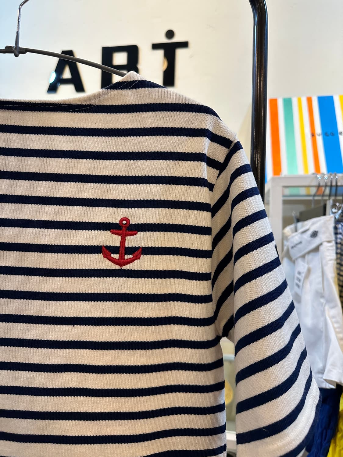 세인트제임스 길도 숏 브로 반팔 스트라이프 티셔츠 S 상품이미지2