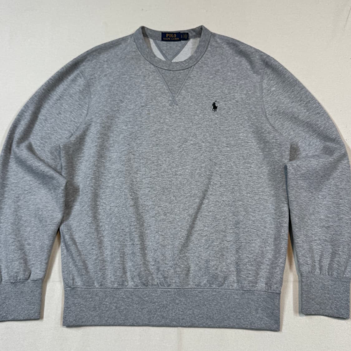 L) 폴로 랄프로렌 맨투맨 멜란지 그레이 상품이미지2