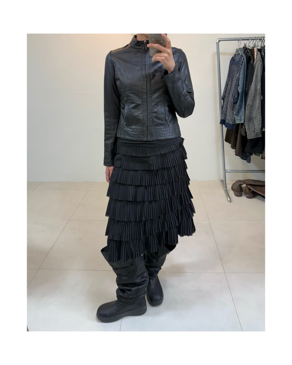 빈티지 양가죽 자켓 상품이미지6