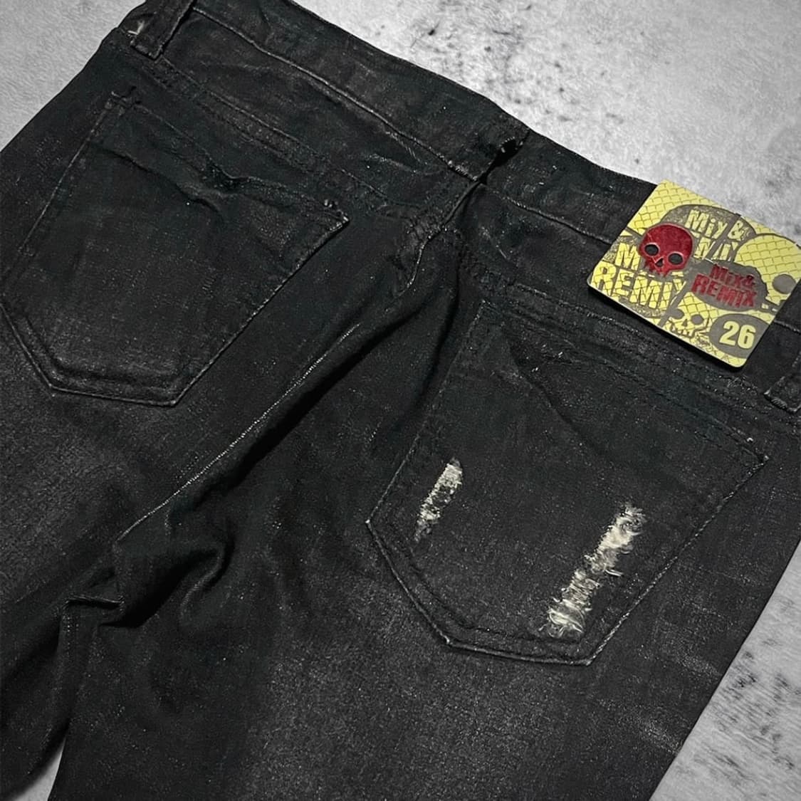 leather stud punk grunge skinny 상품이미지6
