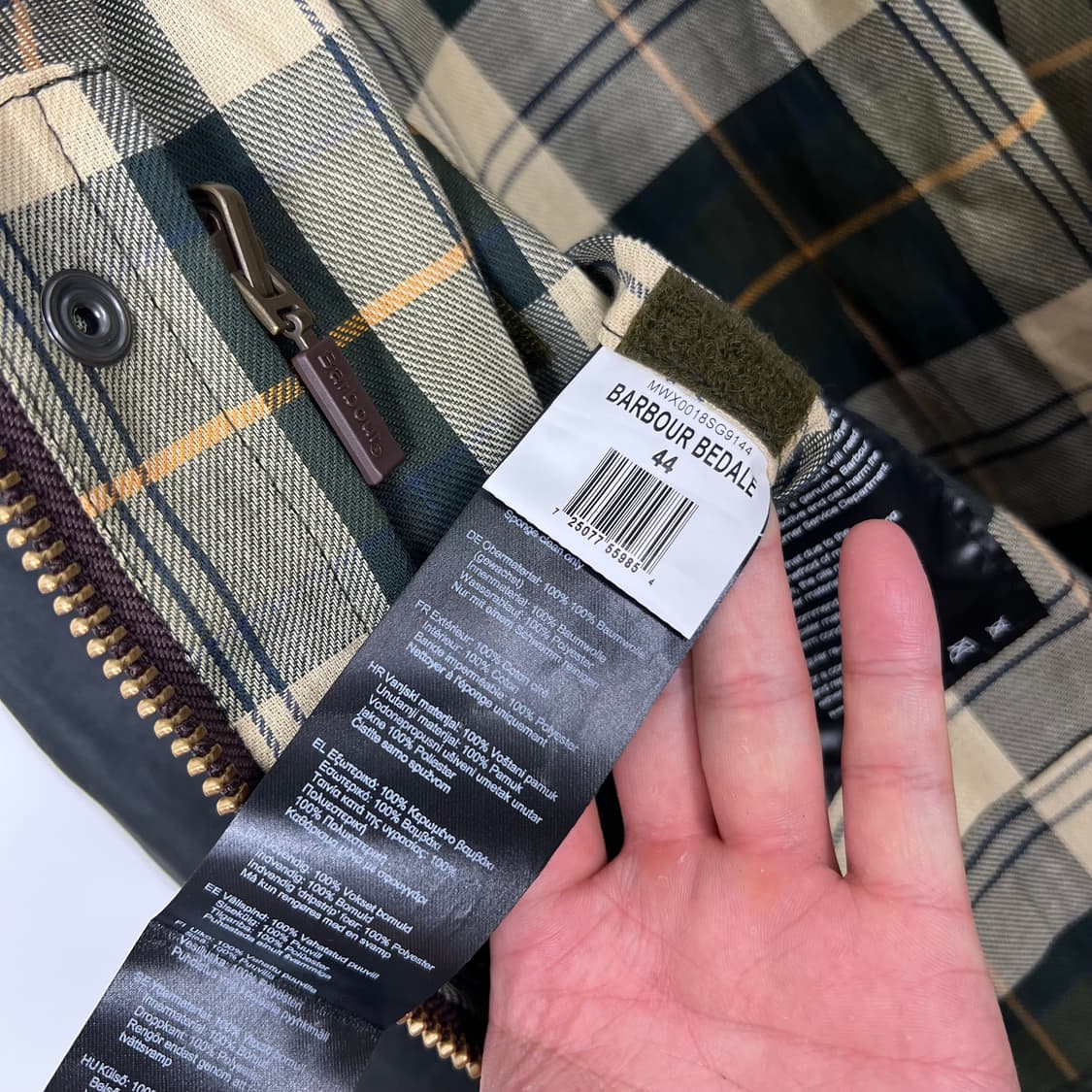 Barbour 바버 비데일 왁스드 자켓 상품이미지8