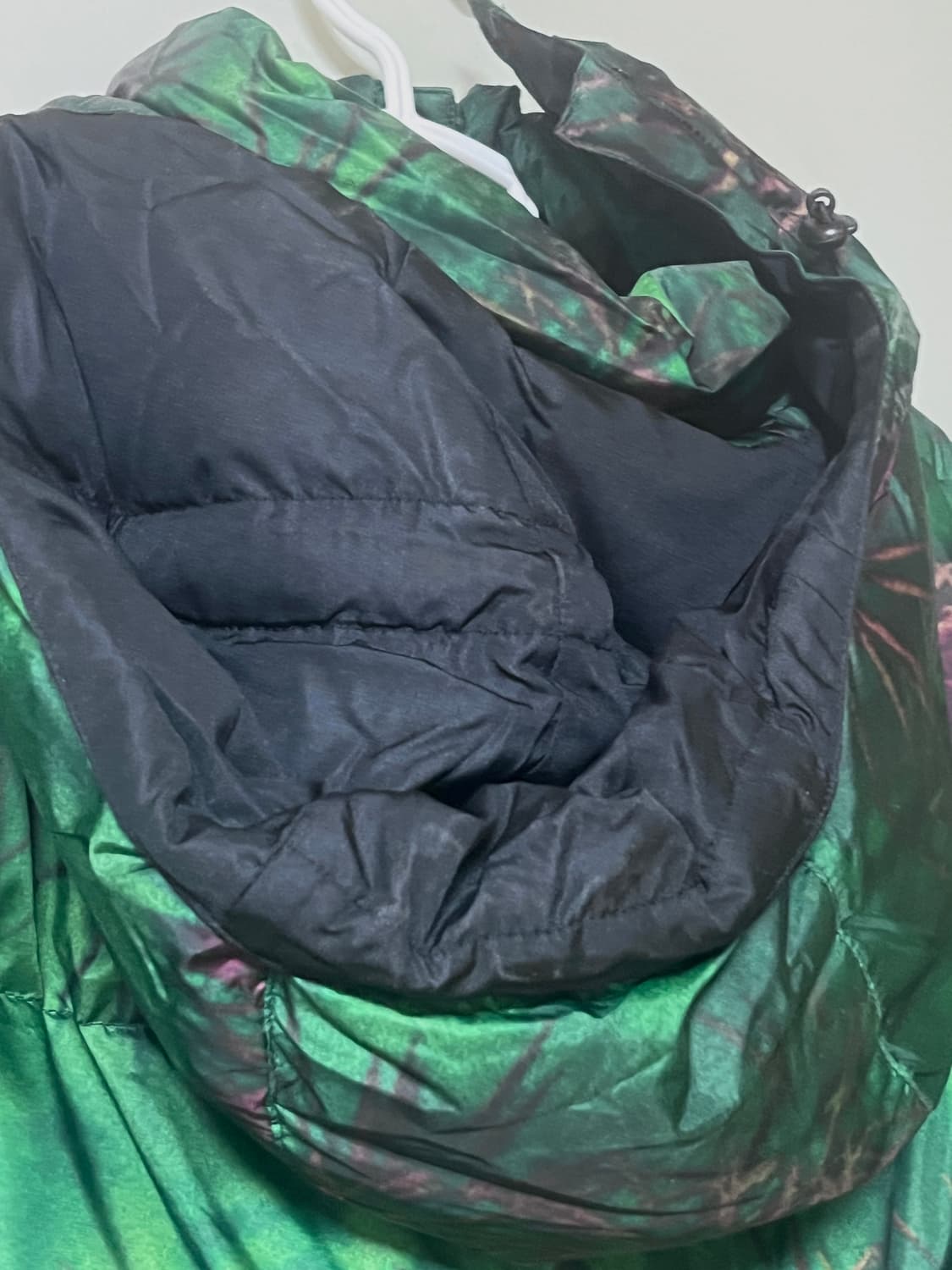 이스트쿤스트 후디드 다운 퍼 자켓 패딩 그린 상품이미지6