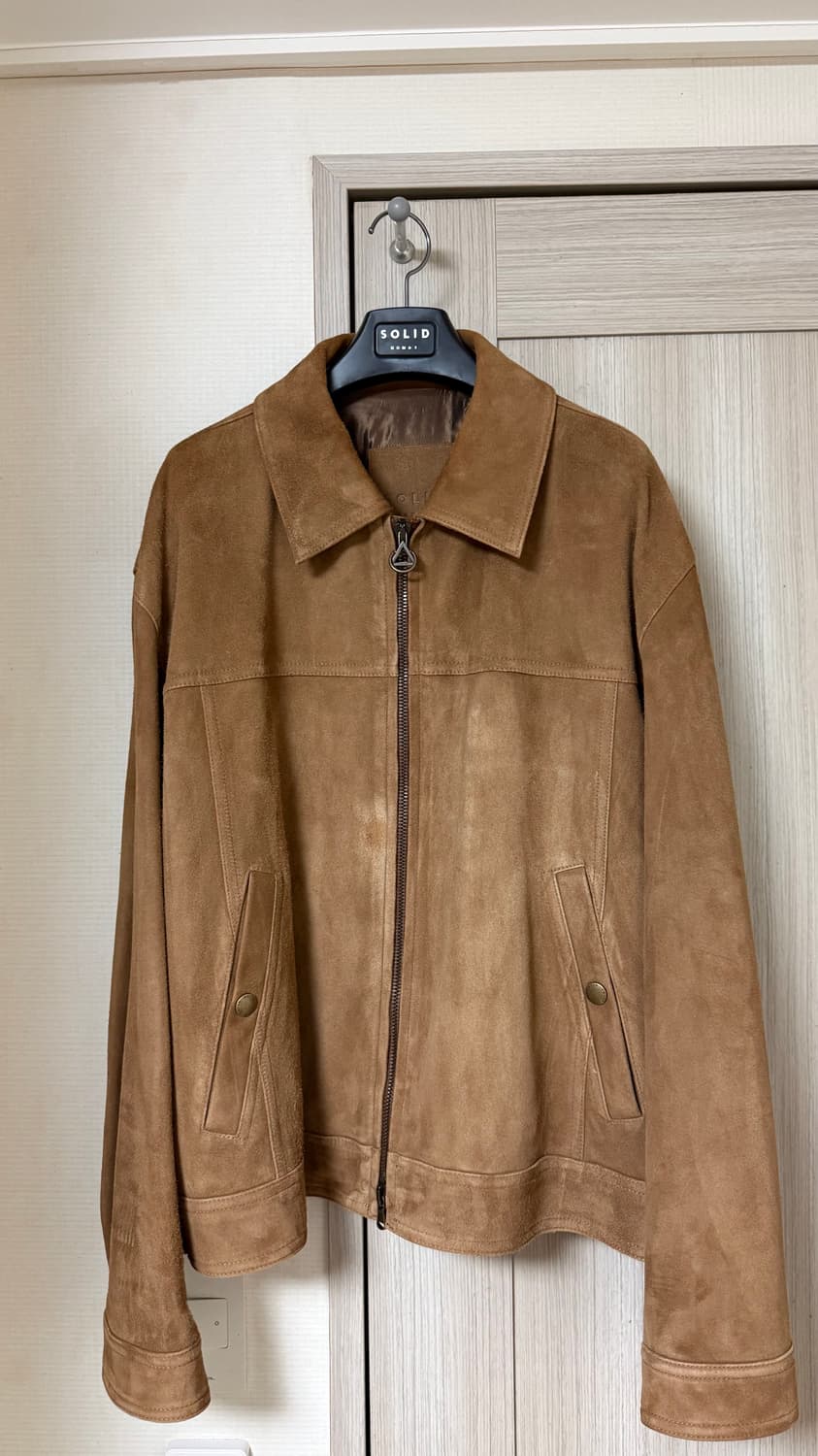 24FW 솔리드옴므 카멜 스웨이드 자켓 52 상품이미지3