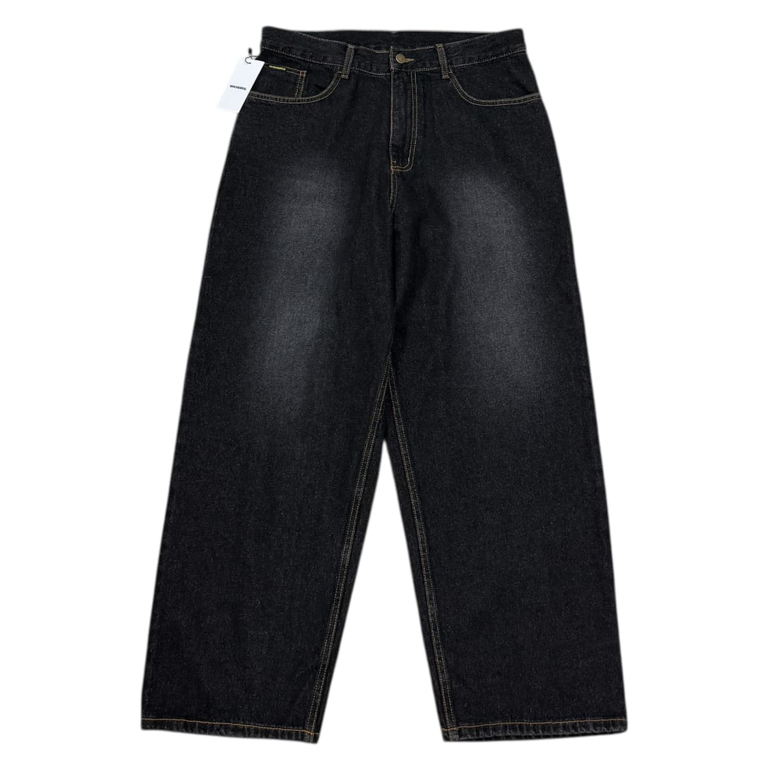 위캔더스 드워프 데님팬츠 청바지 블랙 M 상품이미지2