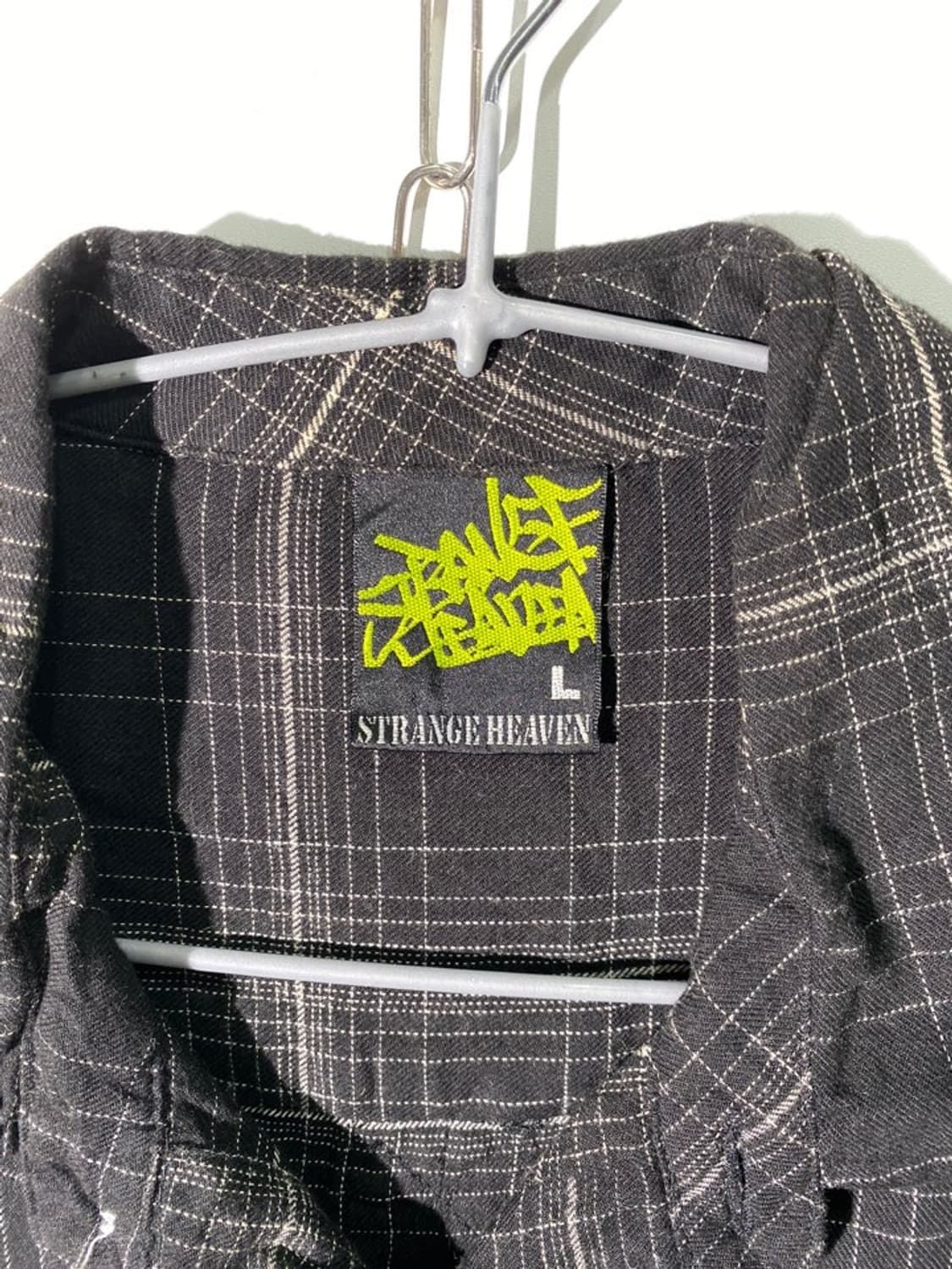 strange heaven 체크 셔츠 상품이미지3