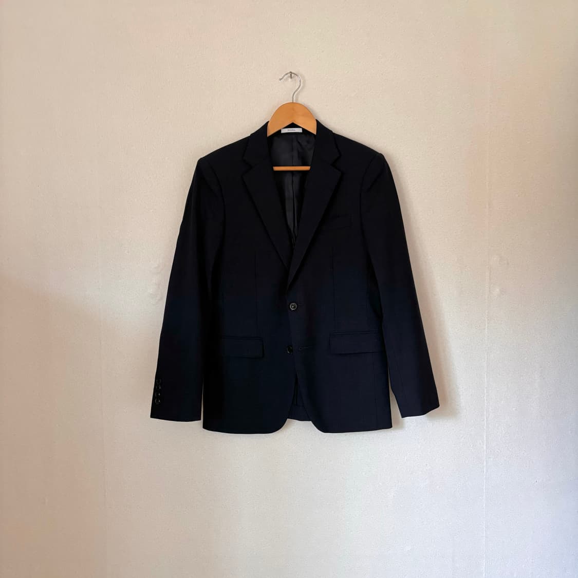 지오지아 XS 슬림핏 95 슬렌더 캐주얼 네이비 자켓 가성비 상품이미지8