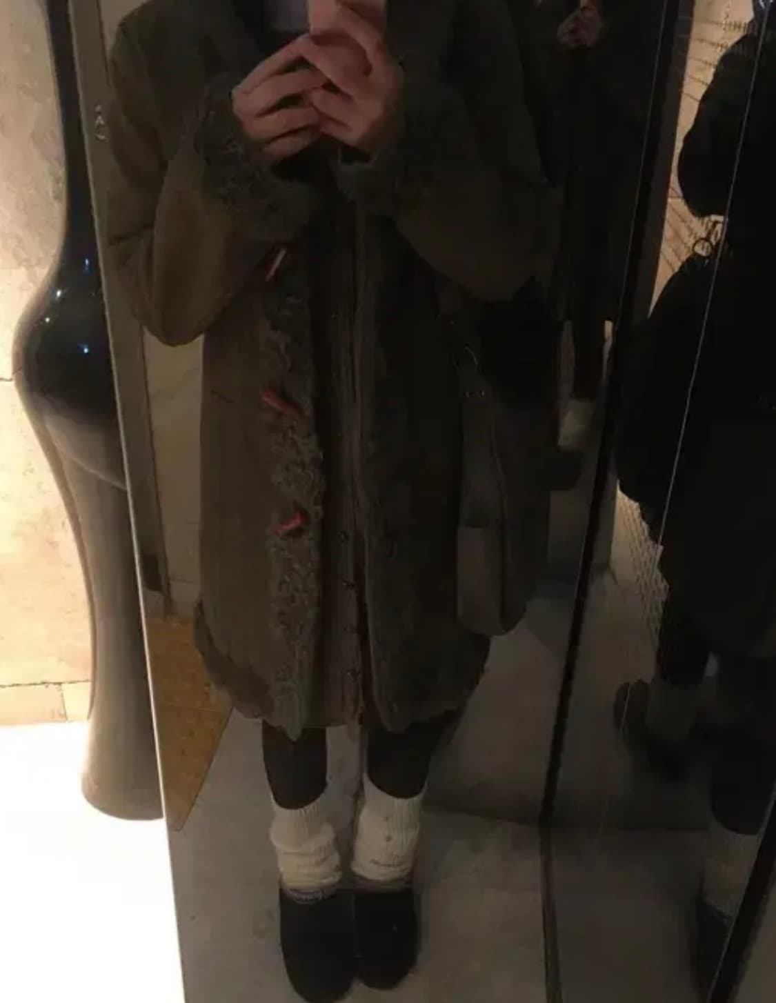 모리걸 빈티지 그런지 페어리 큐빈티지 롱코트 샵 502 파우닝 133 상품이미지1