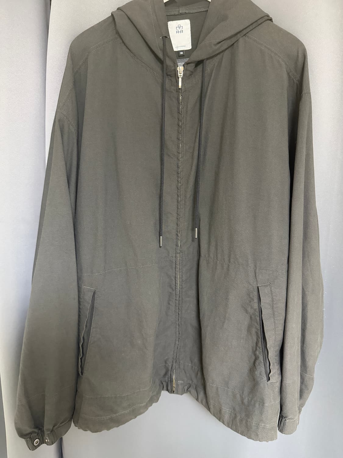 [3] 폴리테루 집 후디 파카 차콜 상품이미지2