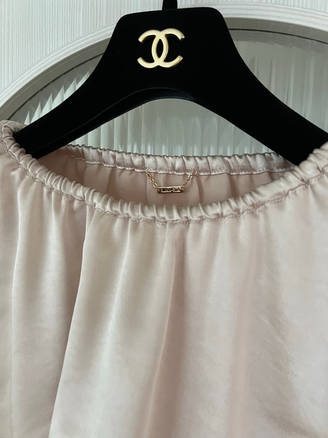 고퀄 - 새틴 블라우스 상품이미지3