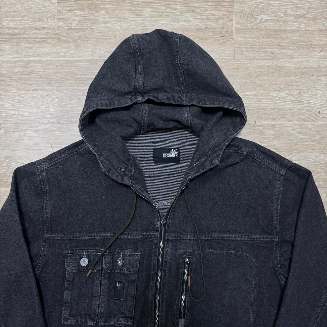 하드디자이너 여상 데님 자켓 상품이미지2