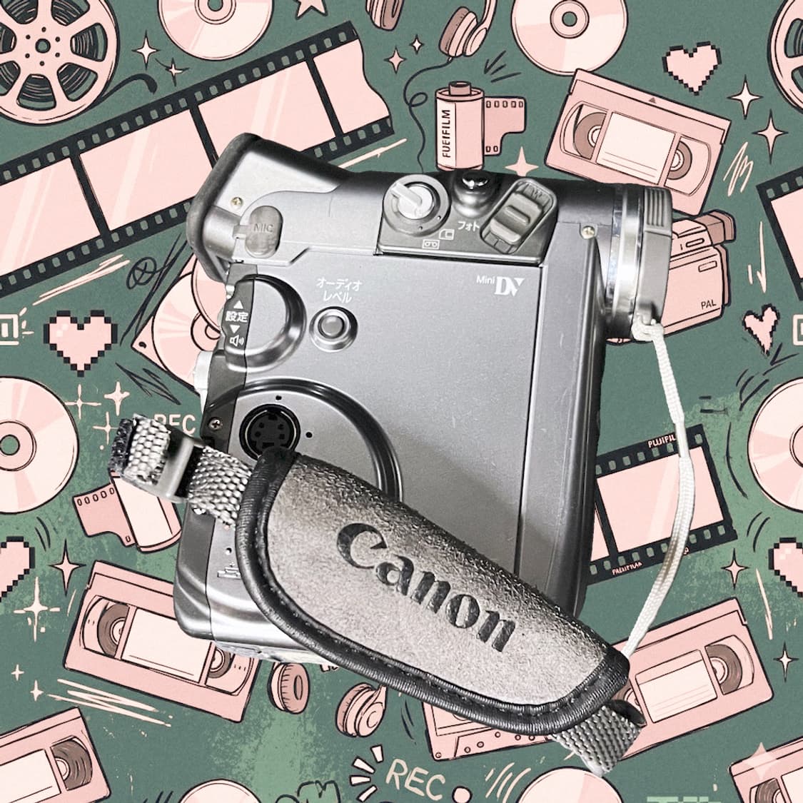 Canon ixy dv m2 6mm 캠코더 (테이프리스 개조 가능) 상품이미지3