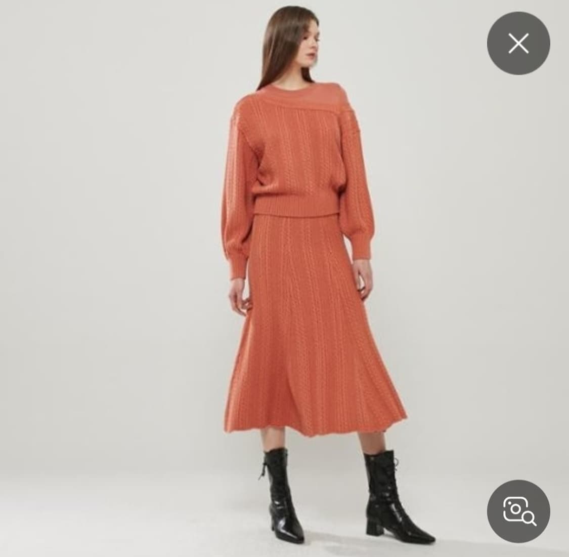 에고이스트 춘추동 니트 스커트 셋업 55.66 상품이미지1