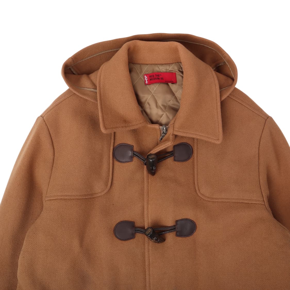 리바이스 레드탭 브라운 울 더플코트 상품이미지2