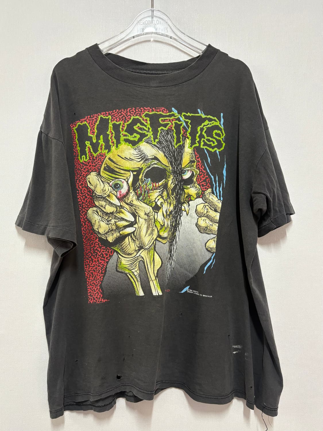 [XL] 1990 Misfits Ed Gein 패치 밴드 티셔츠 상품이미지1