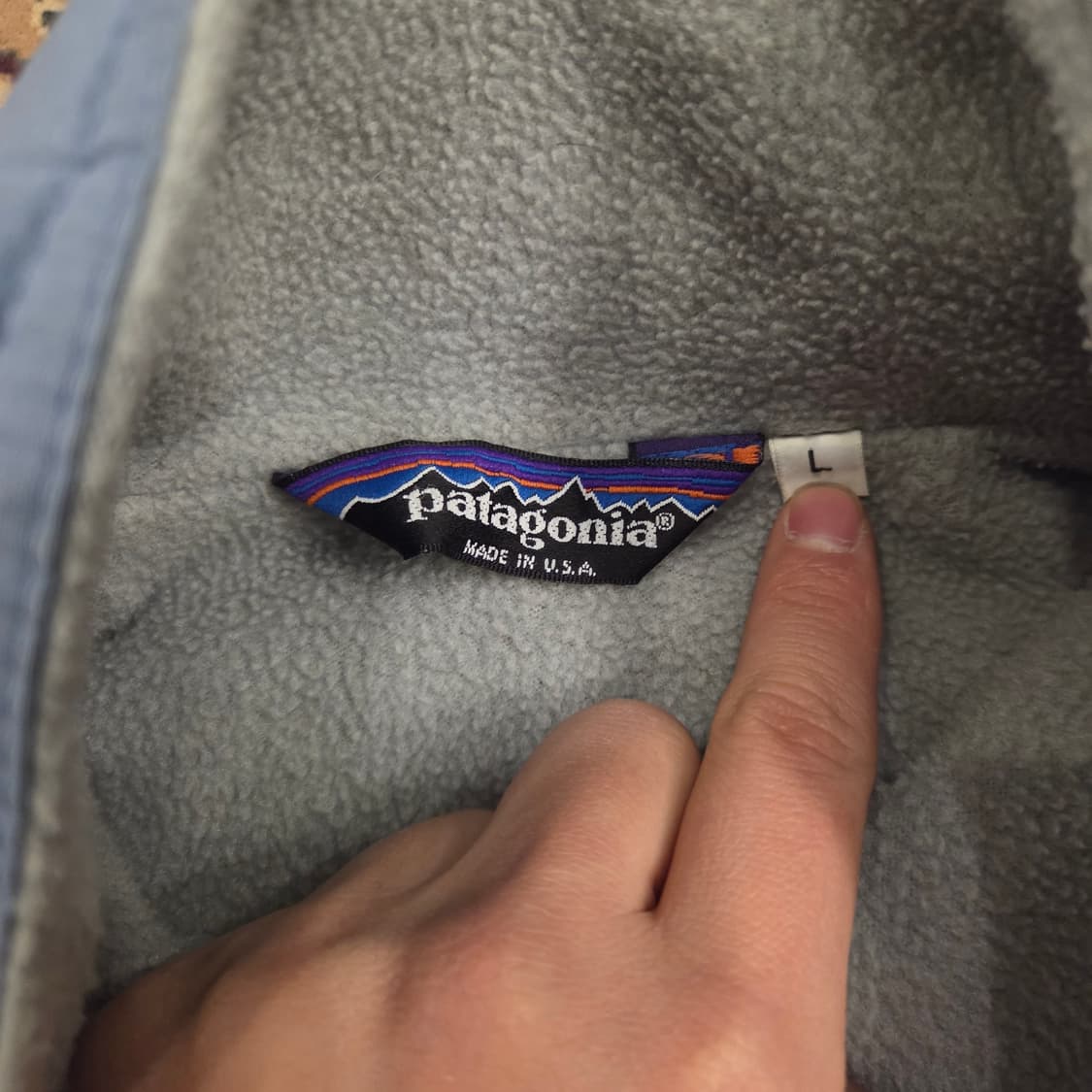 80s 파타고니아 쉘드 신칠라 L 상품이미지3