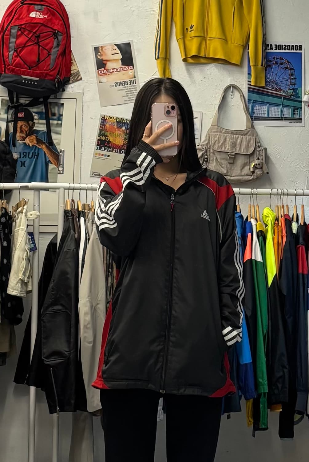 아디다스 올드스쿨 우븐 트랙탑 바람막이 XL 상품이미지1
