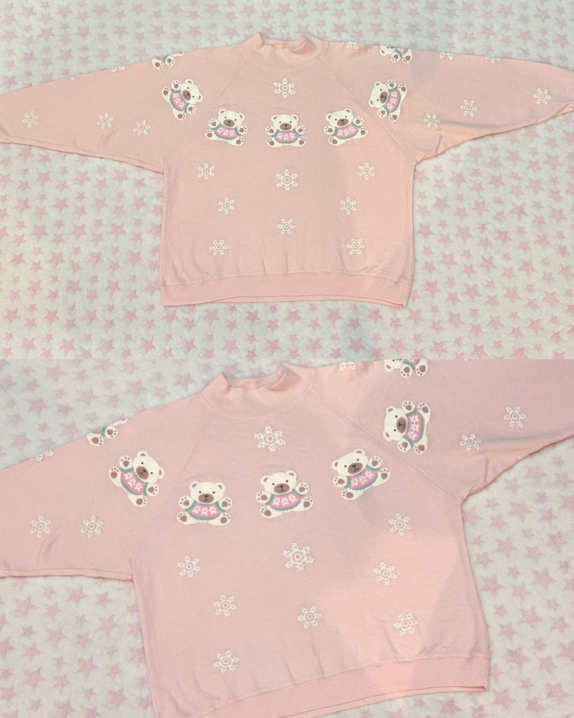 곰돌이 빈티지 맨투맨 상품이미지1