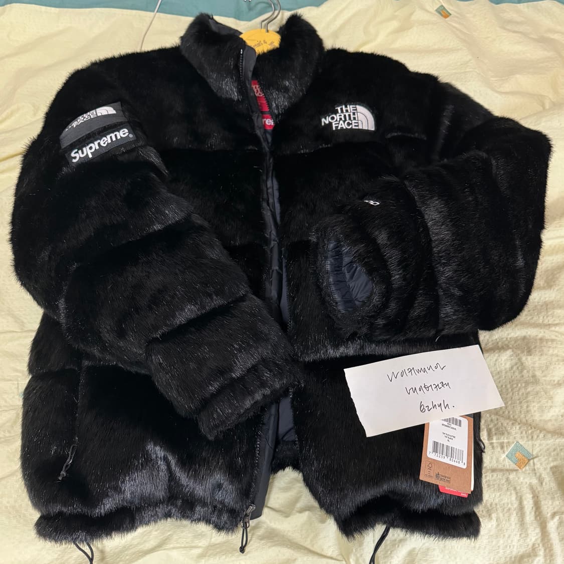 슈프림 X 노스페이스 퍼눕시 블랙 XL 상품이미지1