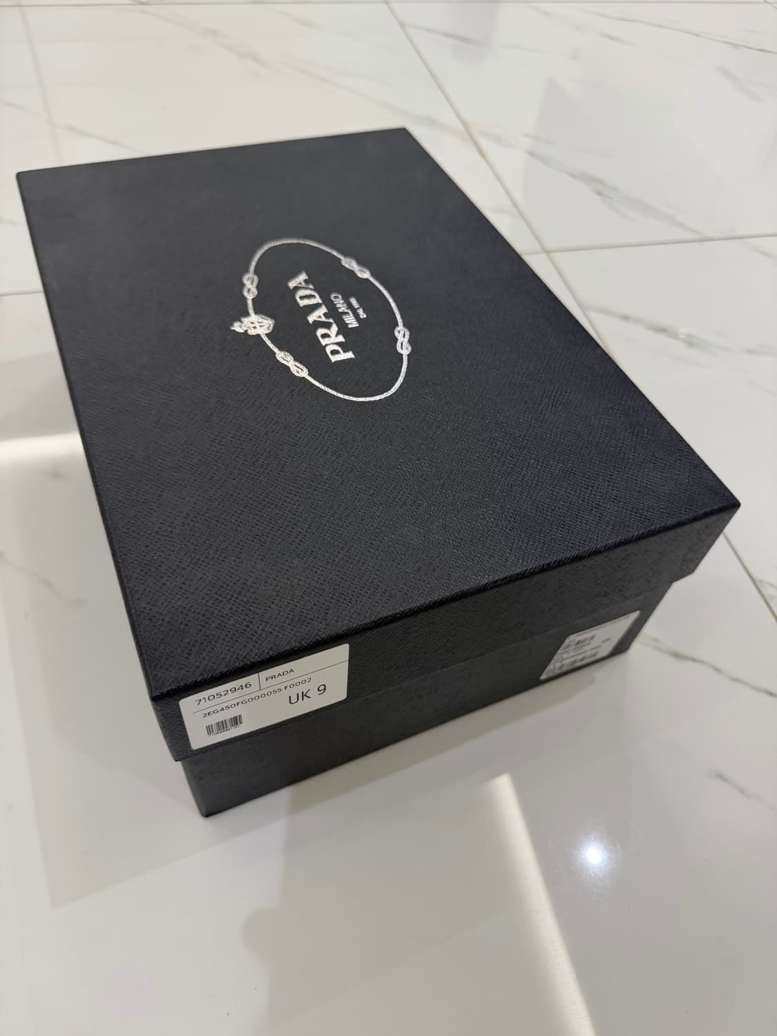 프라다 컬렉션 로고 텅 레더 레이스업슈즈 [9] 상품이미지9