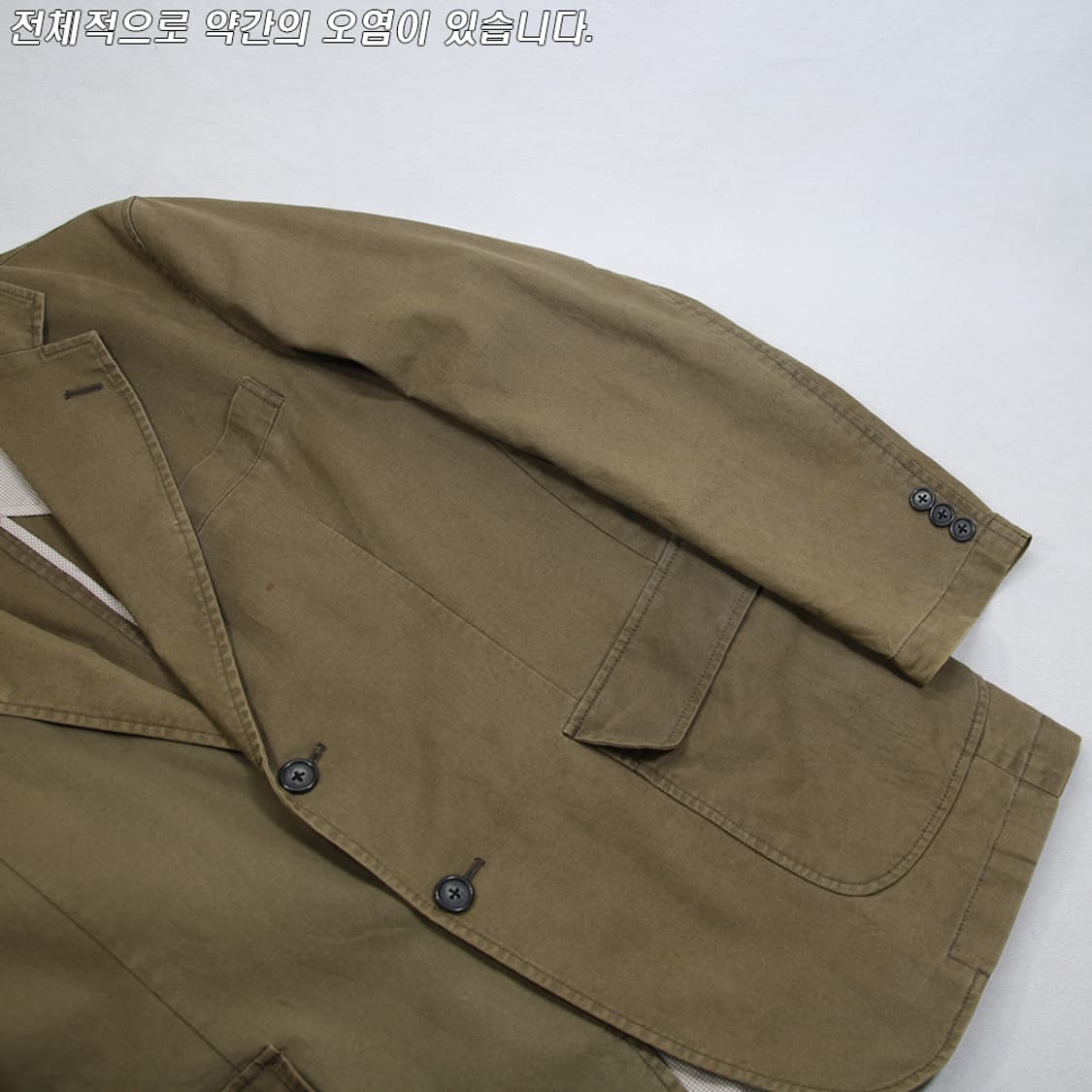 (착용컷) BRITISH KHAKI 린넨 블레이져 (남성용 100) 상품이미지6