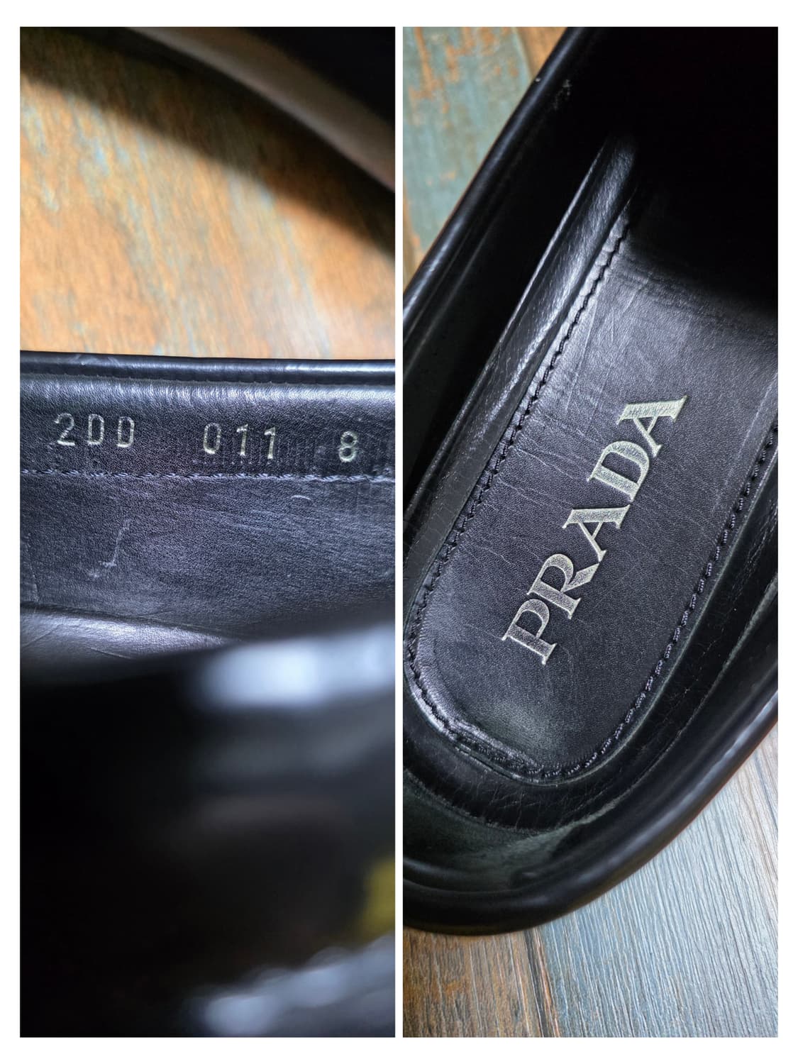 프라다 블랙 페니 로퍼  / 유광 / 8 (265~270) 상품이미지9