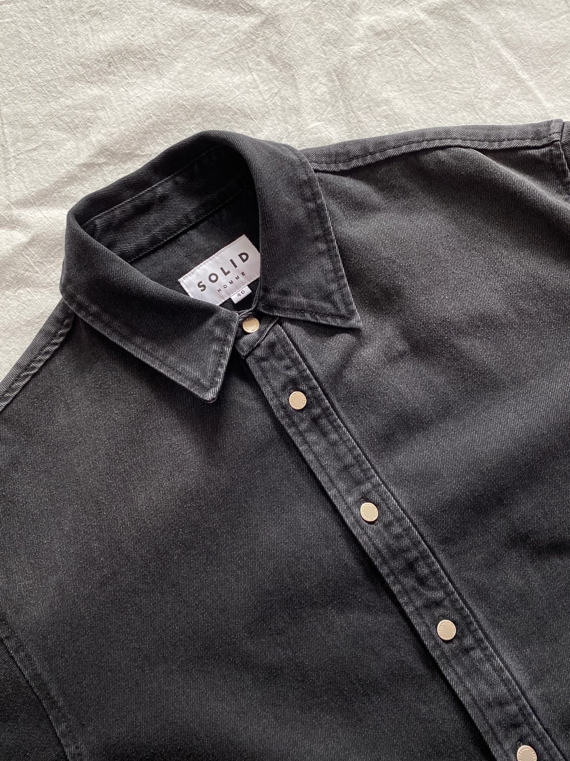 SOLIDHOMME 20FW 데님 셔츠 자켓 46 상품이미지1