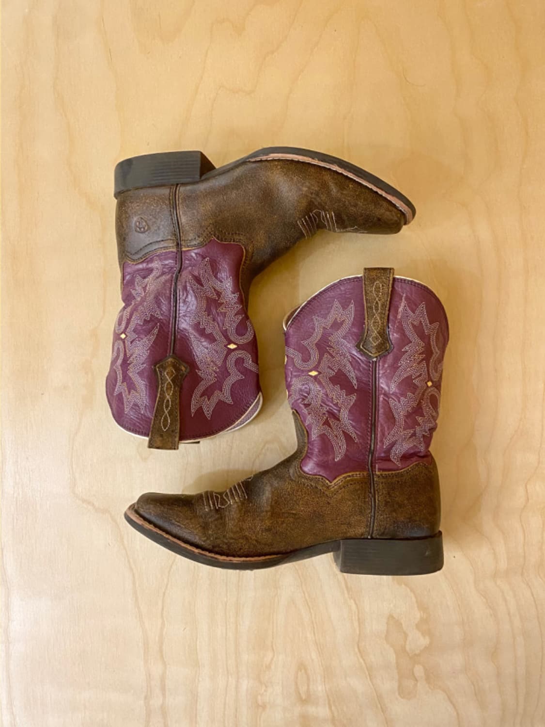 ARIAT square toe western boots 스퀘어토 웨스턴 상품이미지4