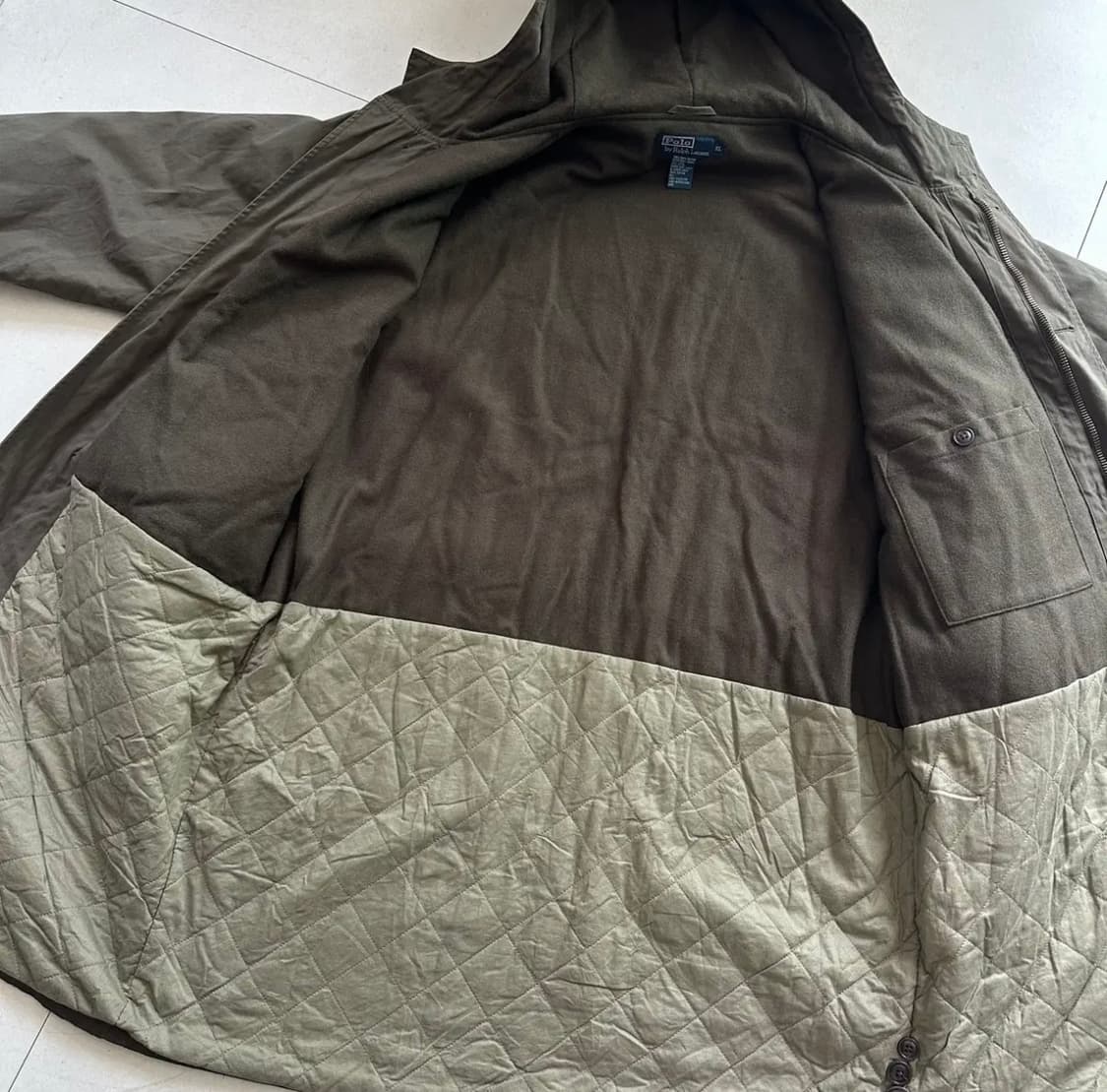 90s 폴로 랄프로렌 M-47 장진호 파카 XL (이태리 람포지퍼) 상품이미지10