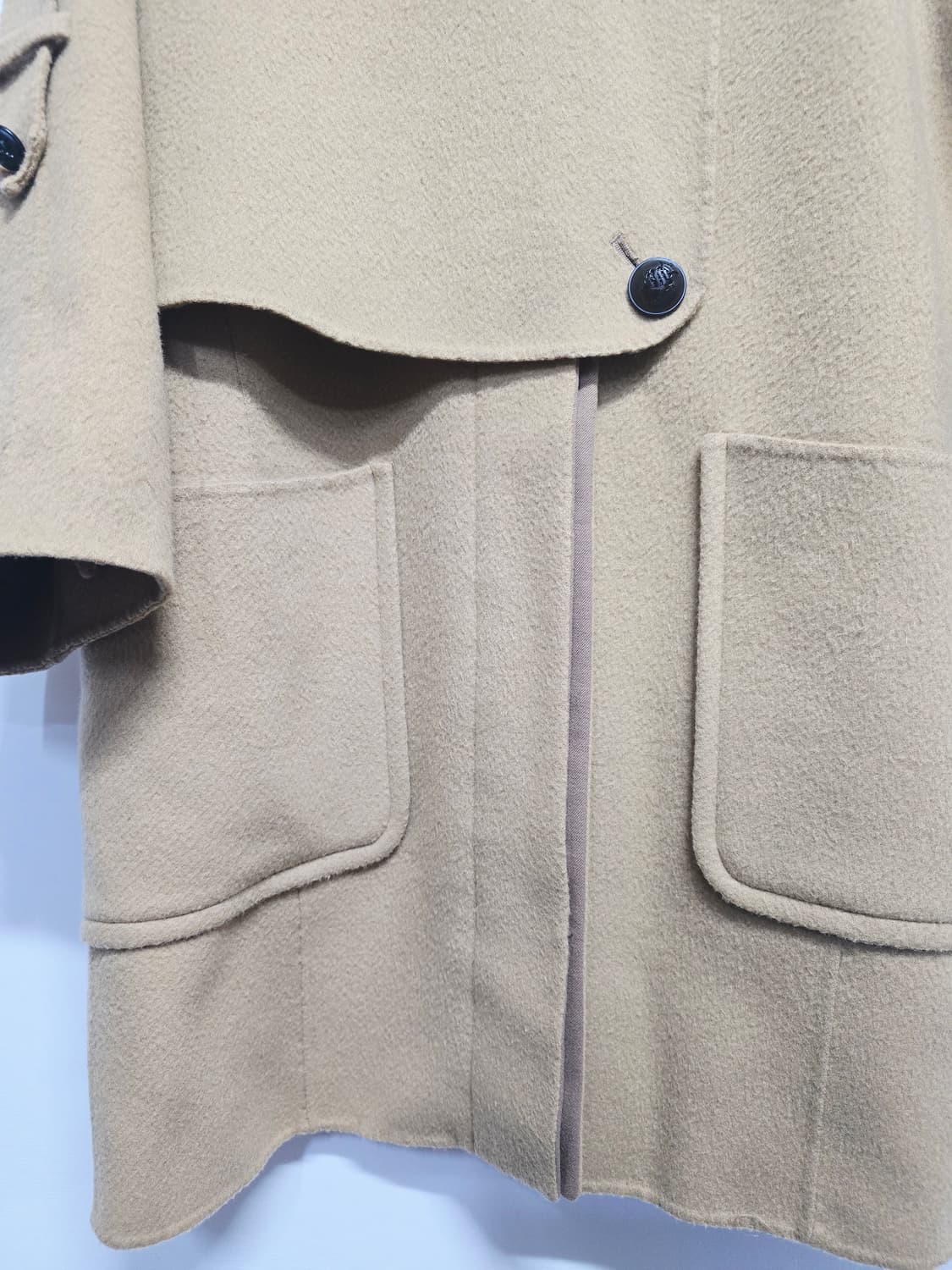 SJSJ 양모캐시미어 블렌드 하프 코트 상품이미지3