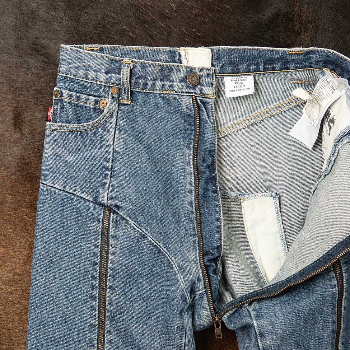 [28] 베트멍 17SS 리바이스 리워크 멀티지퍼 데님팬츠  상품이미지3