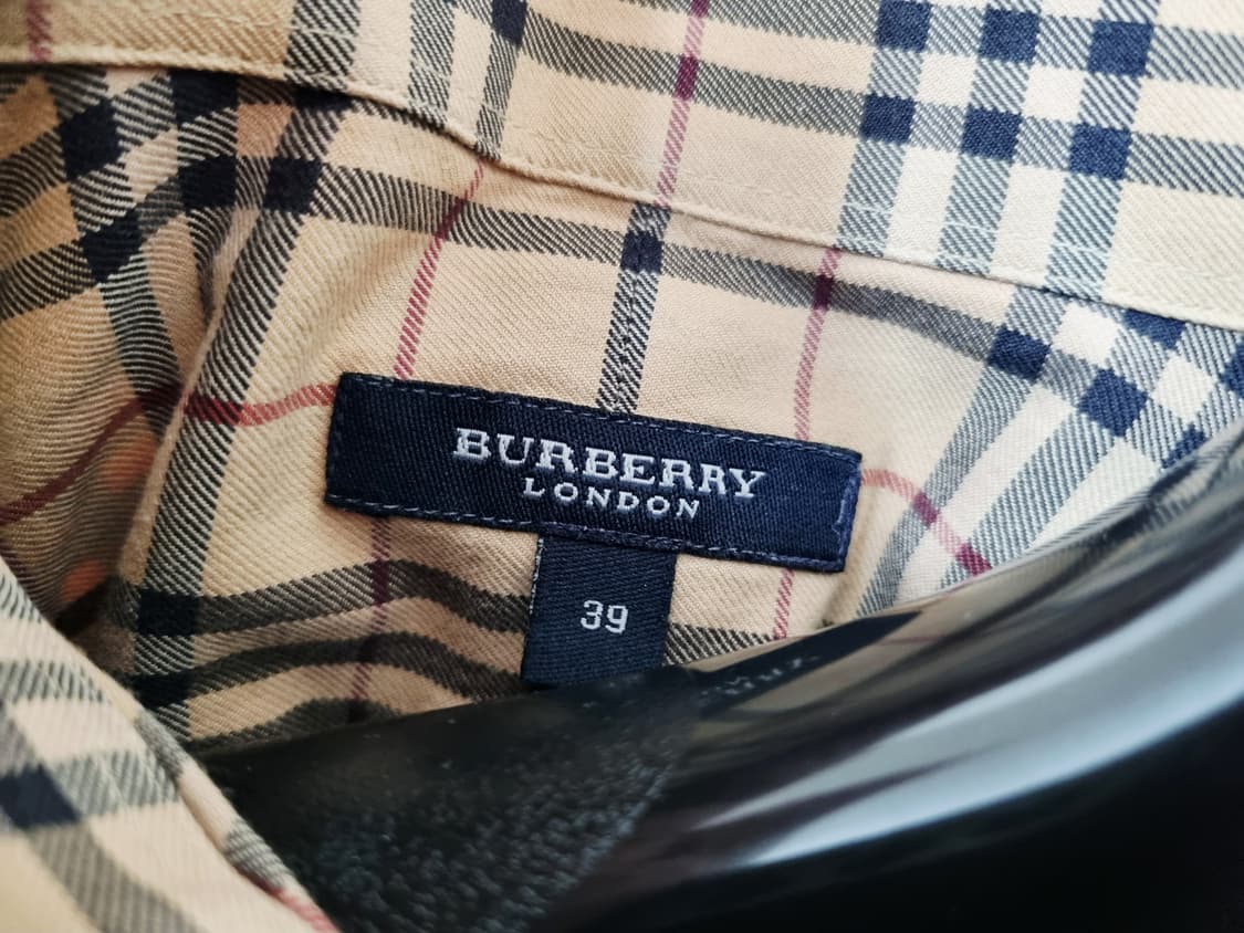 버버리 정품 노바체크남방 상품이미지4