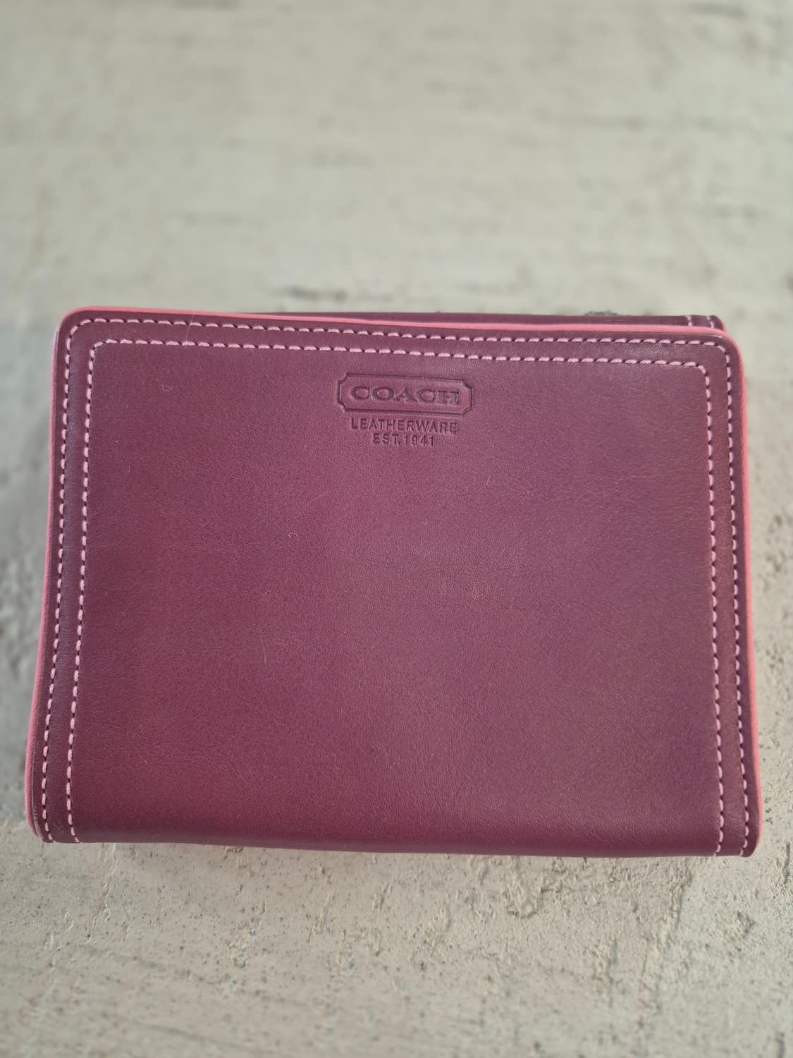 코치 여성 중지갑 플럼 핑크 상품이미지2