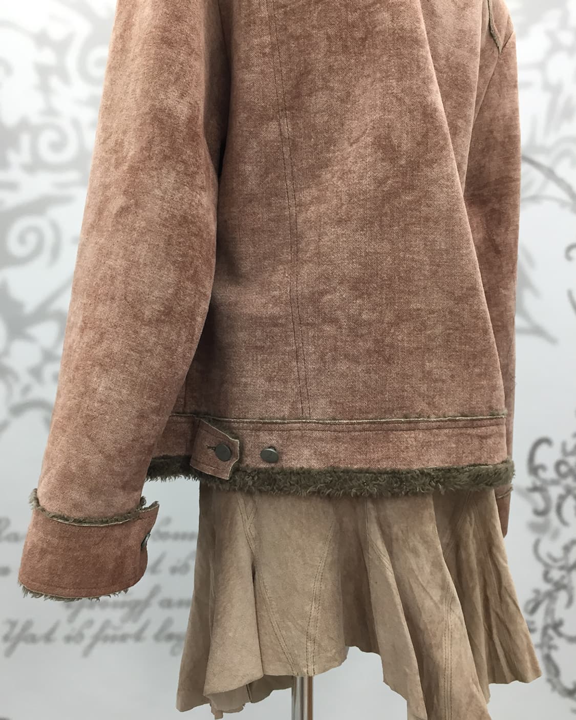 Retro Suede Mustang Coat 상품이미지5