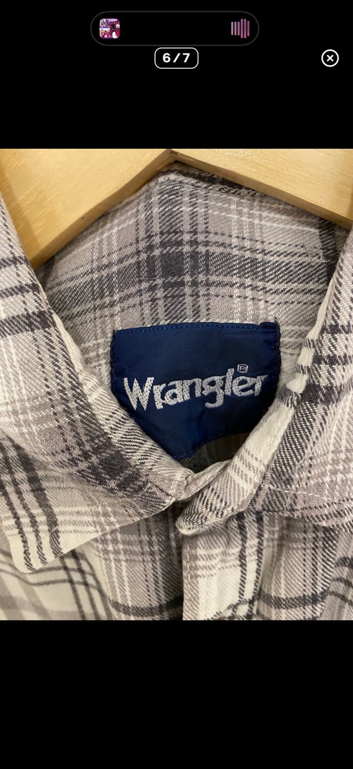 WRANGLER ombre check shirts 랭글러 옴브레 체크셔츠 상품이미지7
