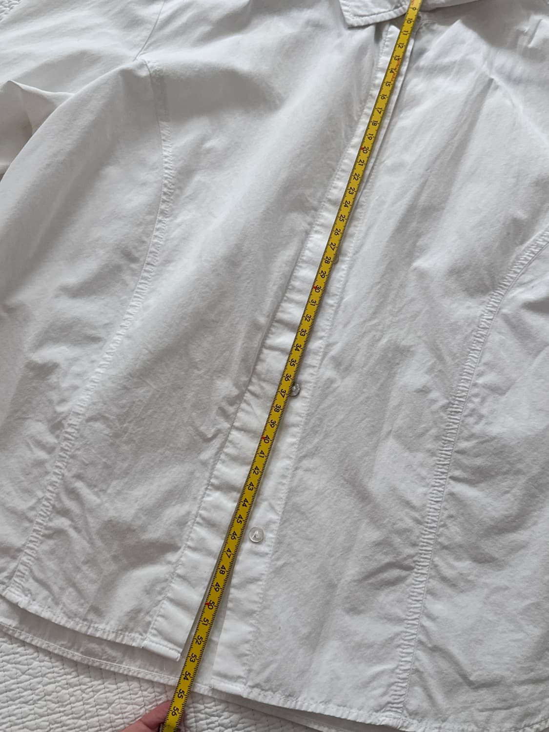 ZARA 크롭 화이트셔츠 상품이미지5