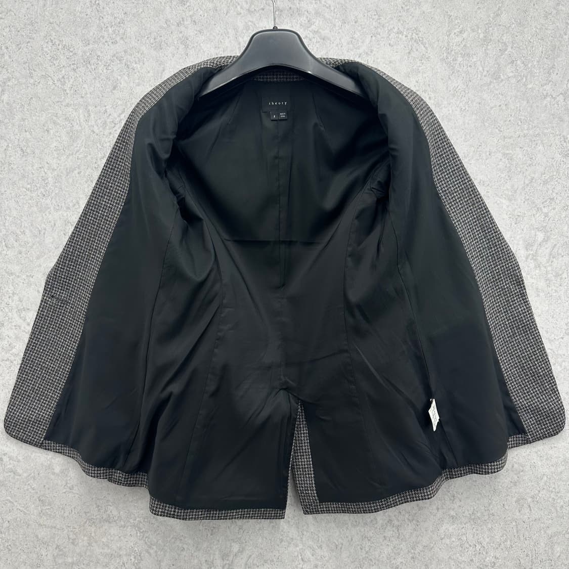 90 띠어리 여자 원버튼 울 블레이져 자켓 상품이미지3