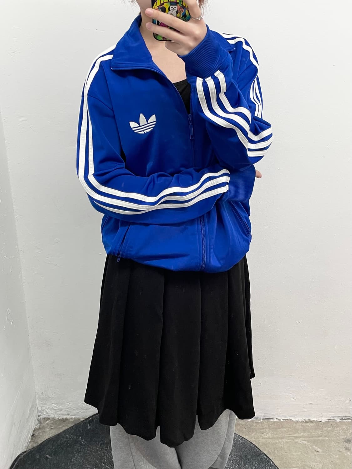 아디다스 블루 구파이어버드 트랙탑 상품이미지5