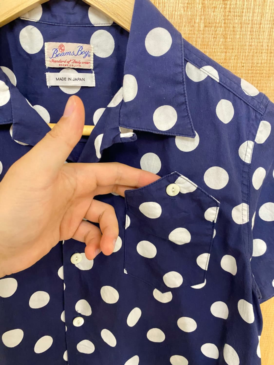 BEAMS BOY dot shirts 상품이미지9