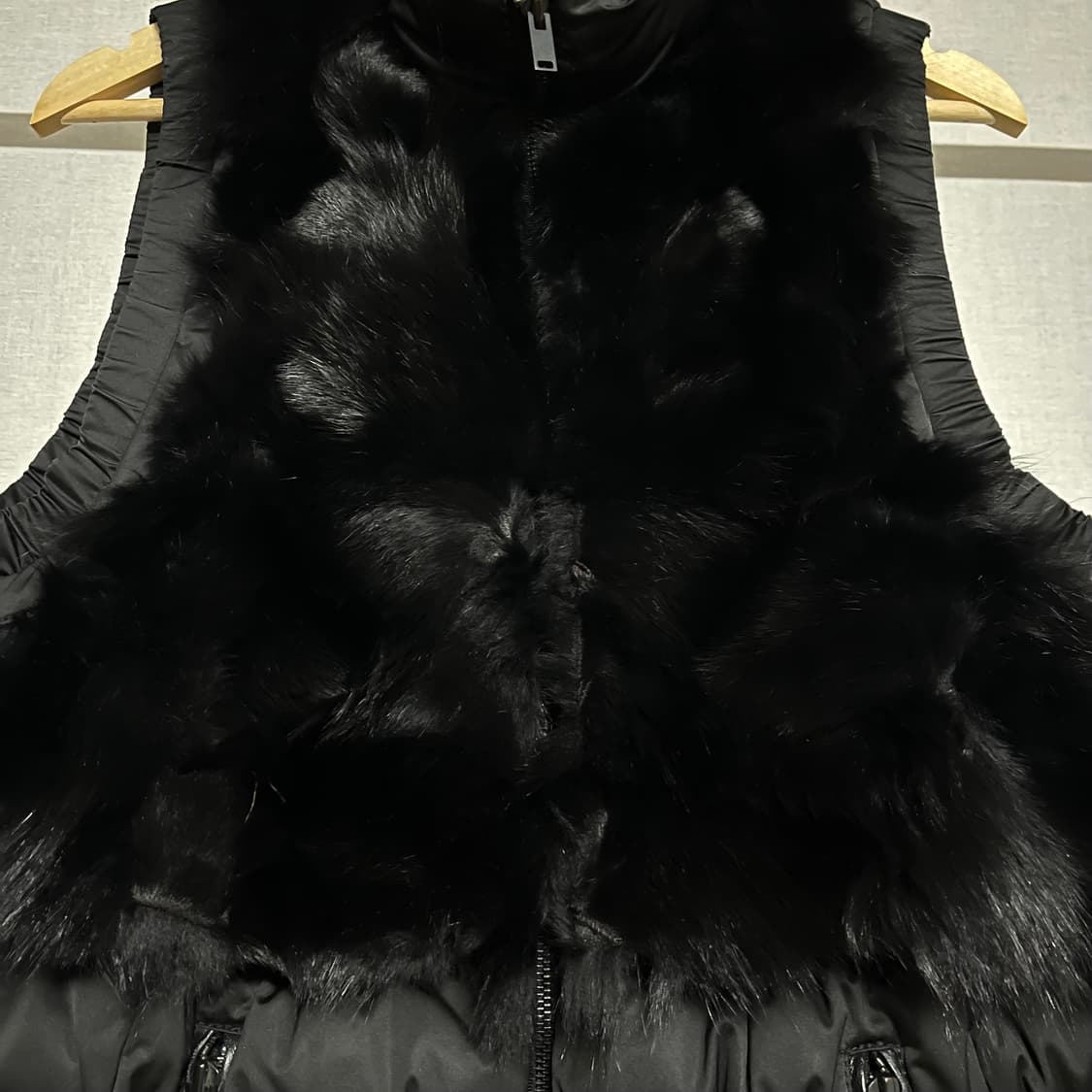 폭스털 패딩 조끼 66 상품이미지4