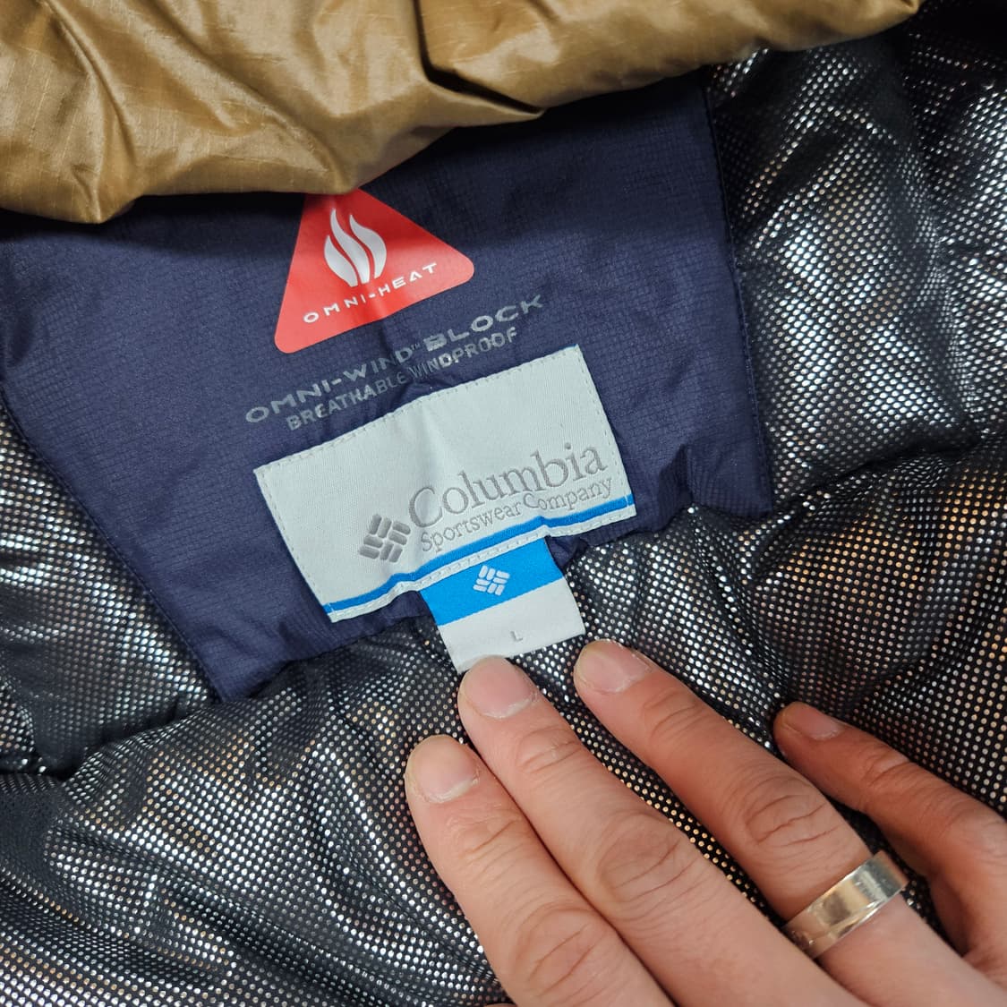 컬럼비아 헝가리구스 히말라야 옴니히트 터보 대장 패딩 L 상품이미지8