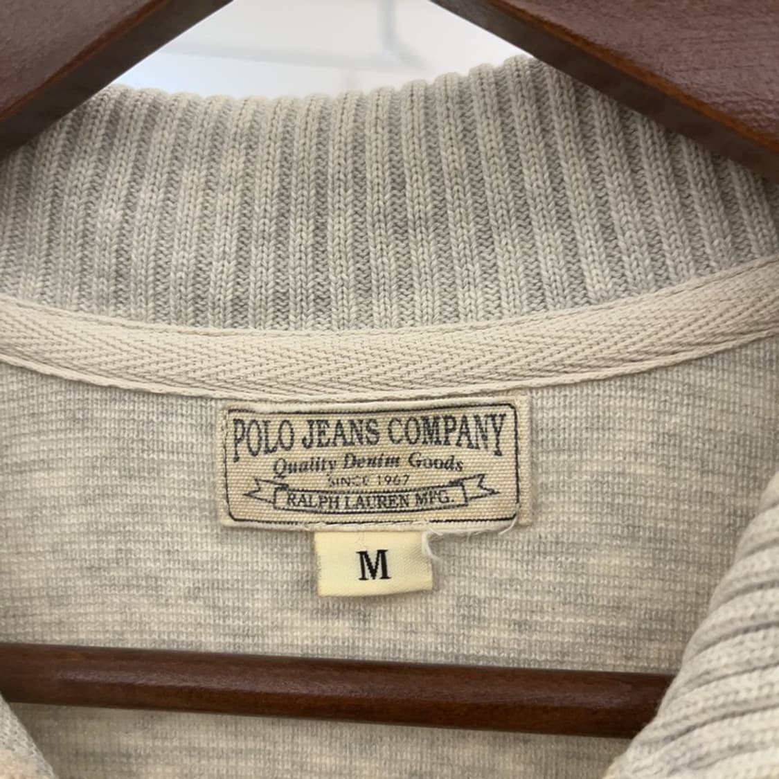 폴로 랄프로렌 빈티지 Y2K 딱붙핏 스웻 집업 M C09709 상품이미지5