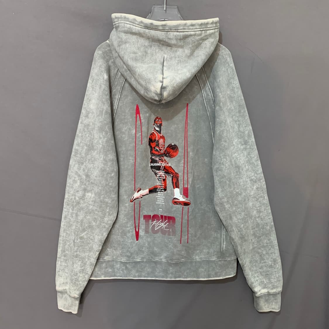 XL 나이키 조던 헤리티지 프린팅 타이다이 오버핏 후드티 상품이미지2