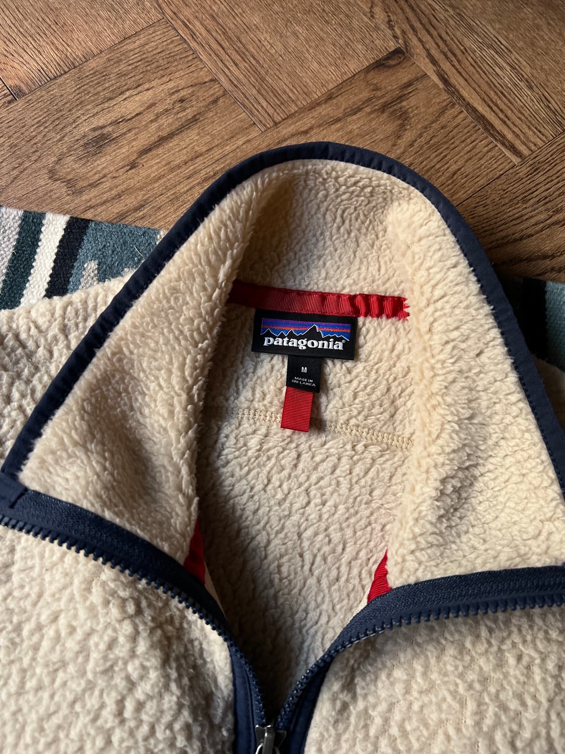 [M]파타고니아 레트로 화이트 플리스 베스트 상품이미지2